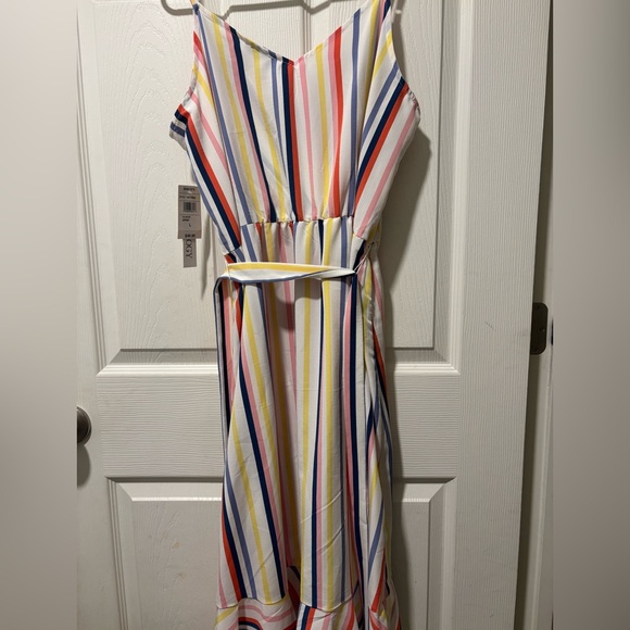 Luxology Multicolor Striped Dress * Spaghetti Strap* - Picture 4 of 5